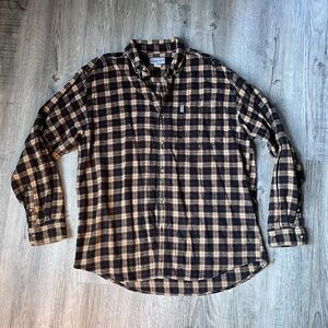 Carhartt Long Sleeve thick Flannel Plaid Shirt XL